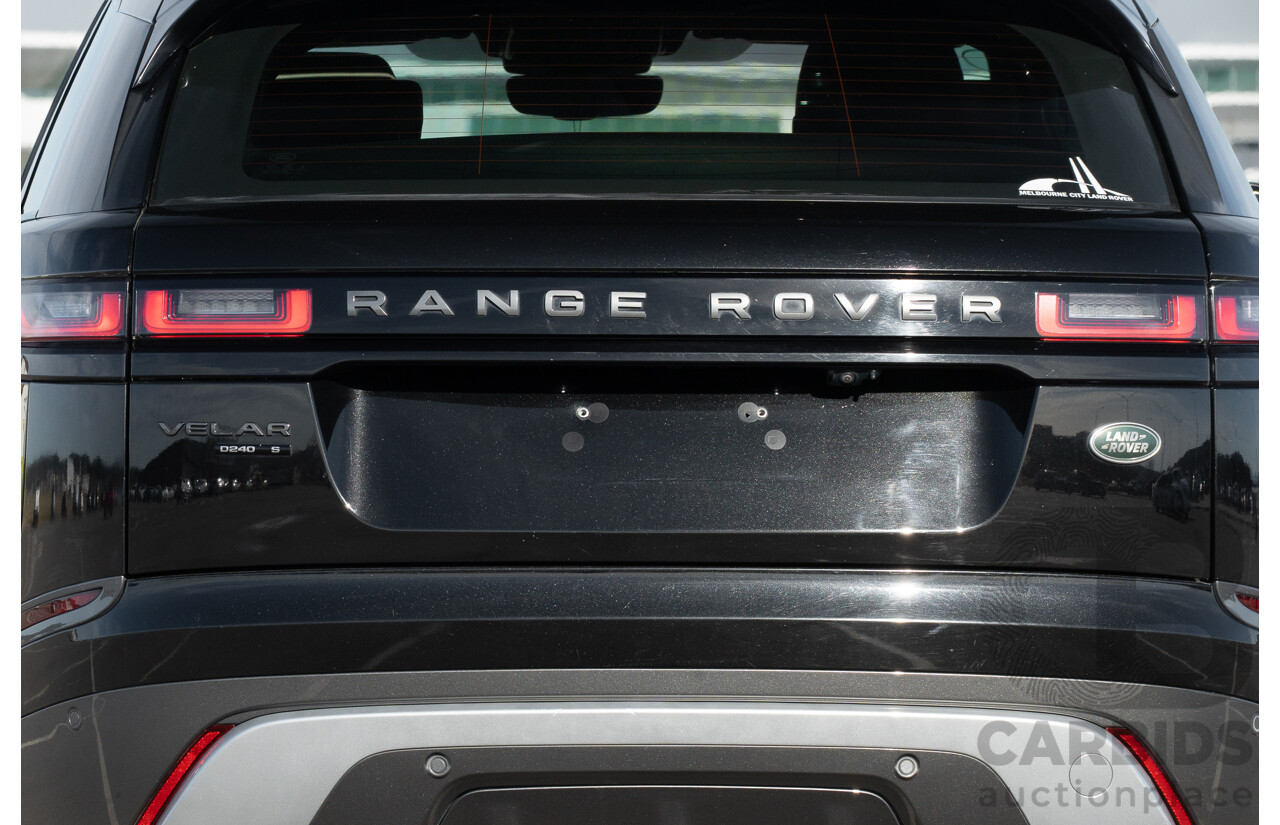 12/2017 Land Rover Range Rover Velar D240 S R-Dynamic (AWD) L560 MY18 4d Wagon Santorini Black Metallic Twin Turbo Diesel 2.0L