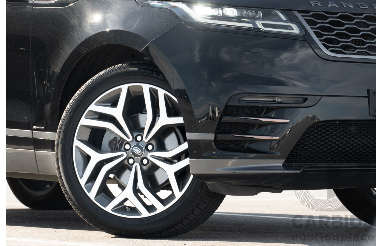 12/2017 Land Rover Range Rover Velar D240 S R-Dynamic (AWD) L560 MY18 4d Wagon Santorini Black Metallic Twin Turbo Diesel 2.0L