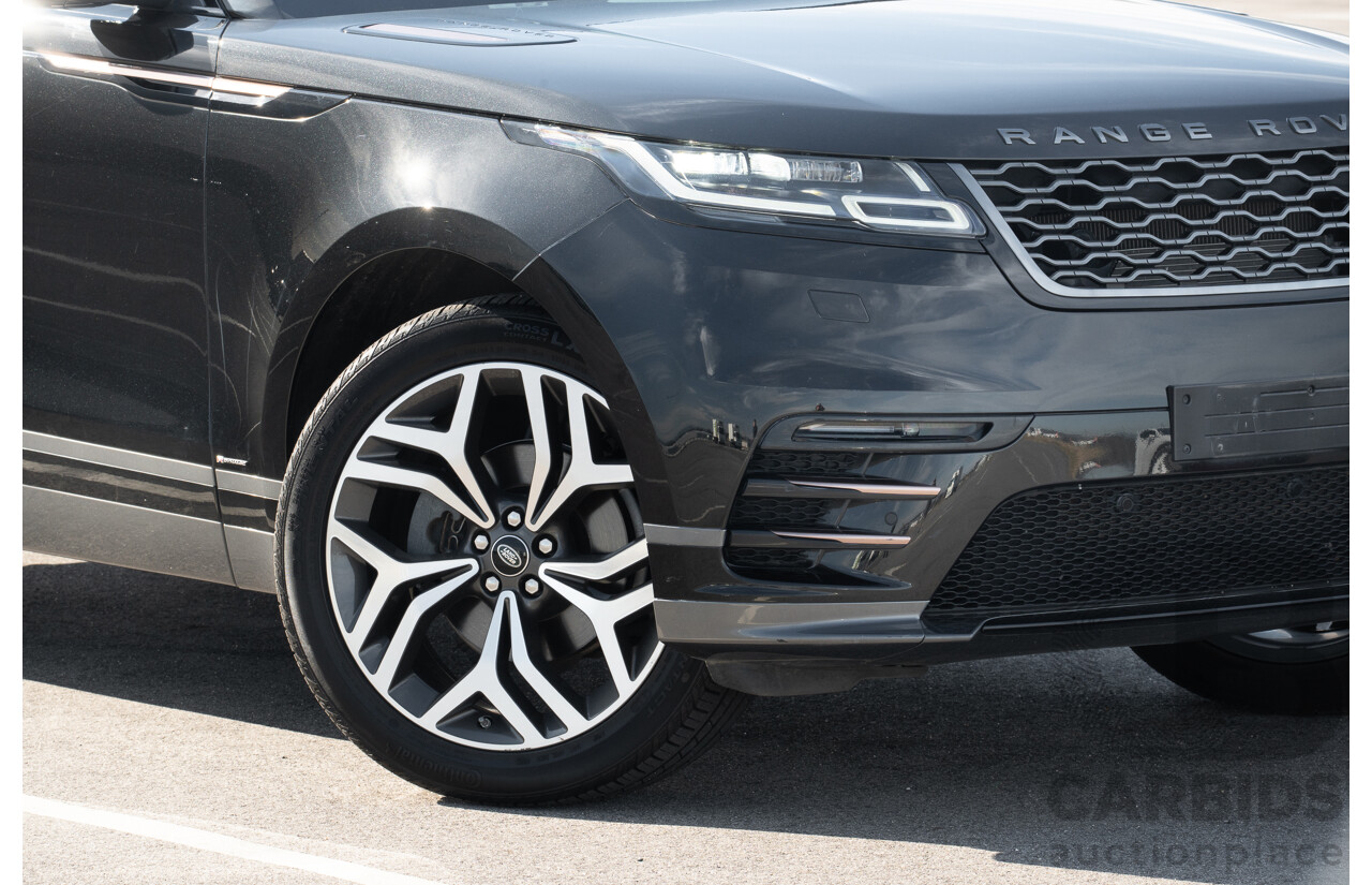 12/2017 Land Rover Range Rover Velar D240 S R-Dynamic (AWD) L560 MY18 4d Wagon Santorini Black Metallic Twin Turbo Diesel 2.0L