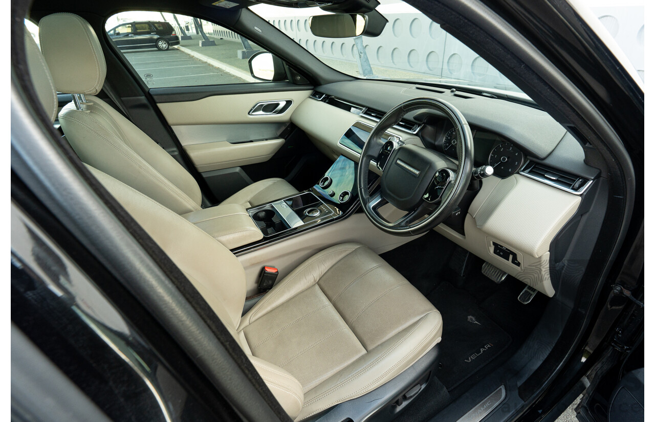 12/2017 Land Rover Range Rover Velar D240 S R-Dynamic (AWD) L560 MY18 4d Wagon Santorini Black Metallic Twin Turbo Diesel 2.0L
