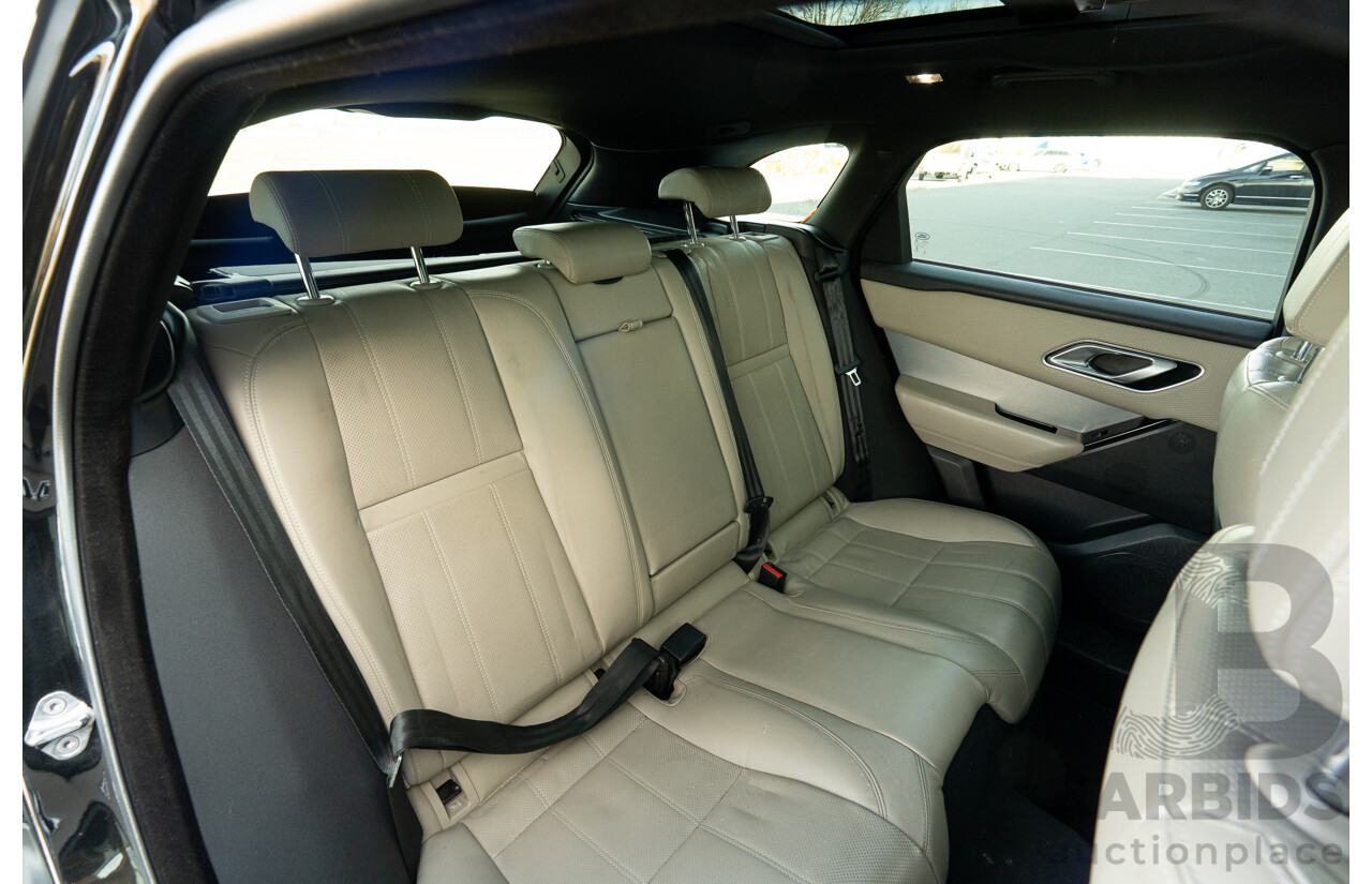 12/2017 Land Rover Range Rover Velar D240 S R-Dynamic (AWD) L560 MY18 4d Wagon Santorini Black Metallic Twin Turbo Diesel 2.0L