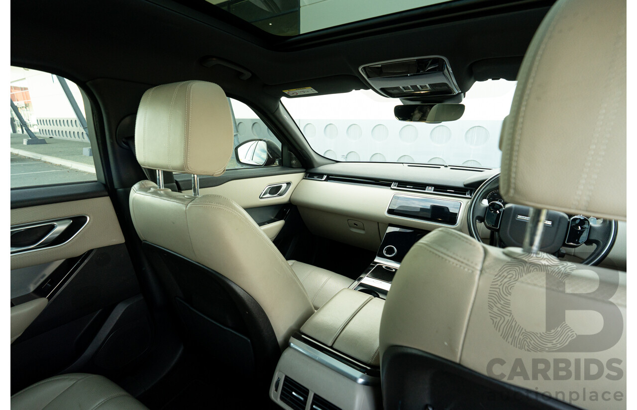 12/2017 Land Rover Range Rover Velar D240 S R-Dynamic (AWD) L560 MY18 4d Wagon Santorini Black Metallic Twin Turbo Diesel 2.0L