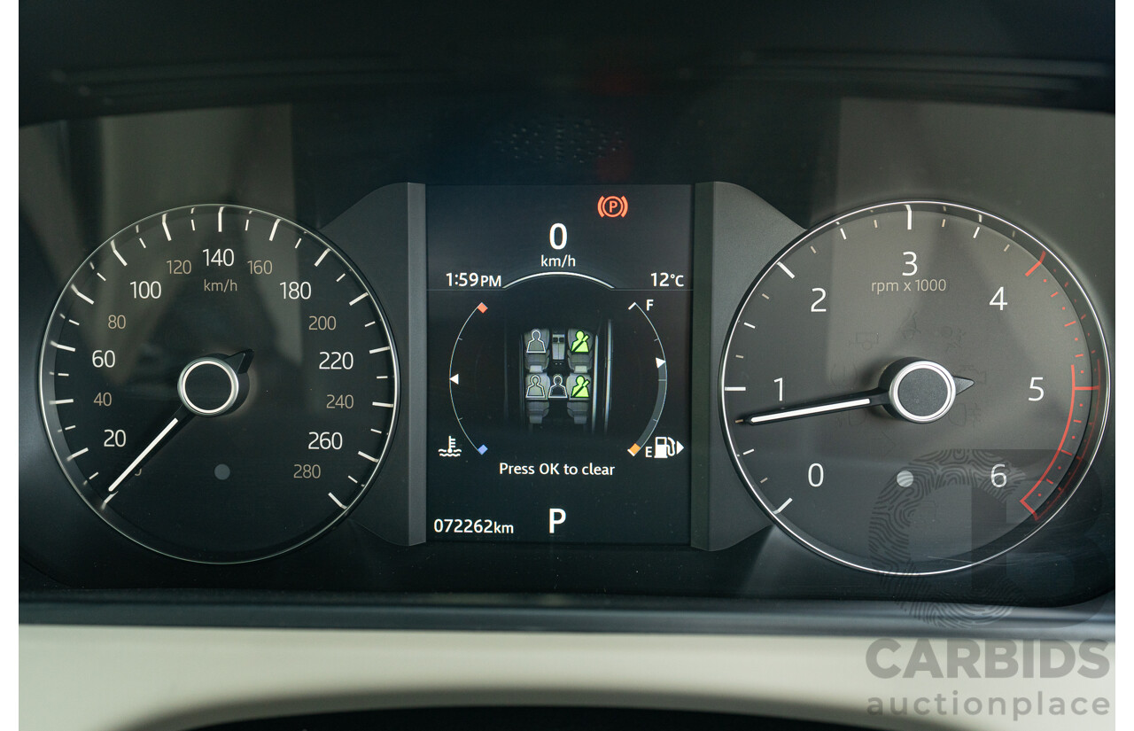 12/2017 Land Rover Range Rover Velar D240 S R-Dynamic (AWD) L560 MY18 4d Wagon Santorini Black Metallic Twin Turbo Diesel 2.0L