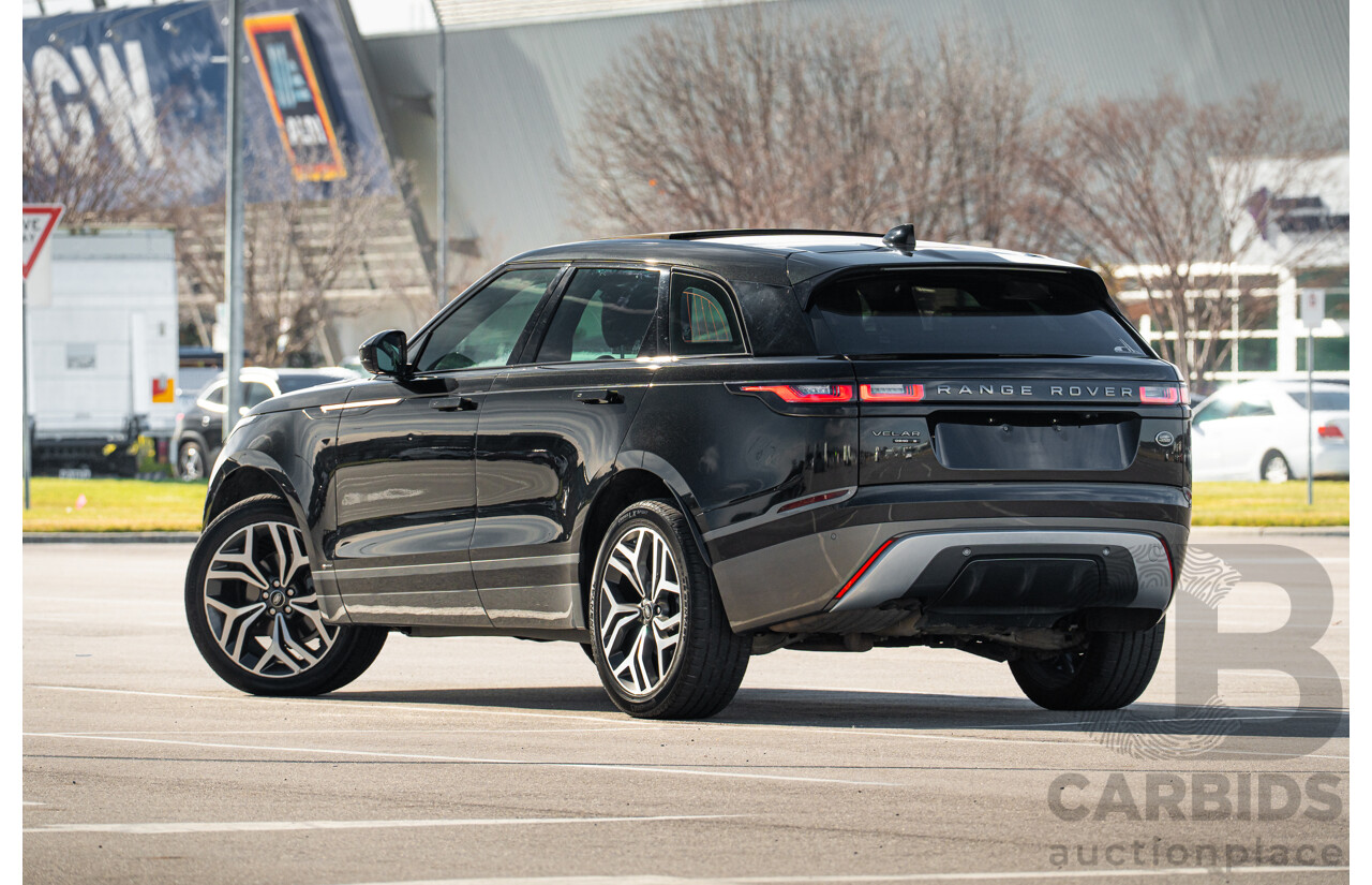 12/2017 Land Rover Range Rover Velar D240 S R-Dynamic (AWD) L560 MY18 4d Wagon Santorini Black Metallic Twin Turbo Diesel 2.0L