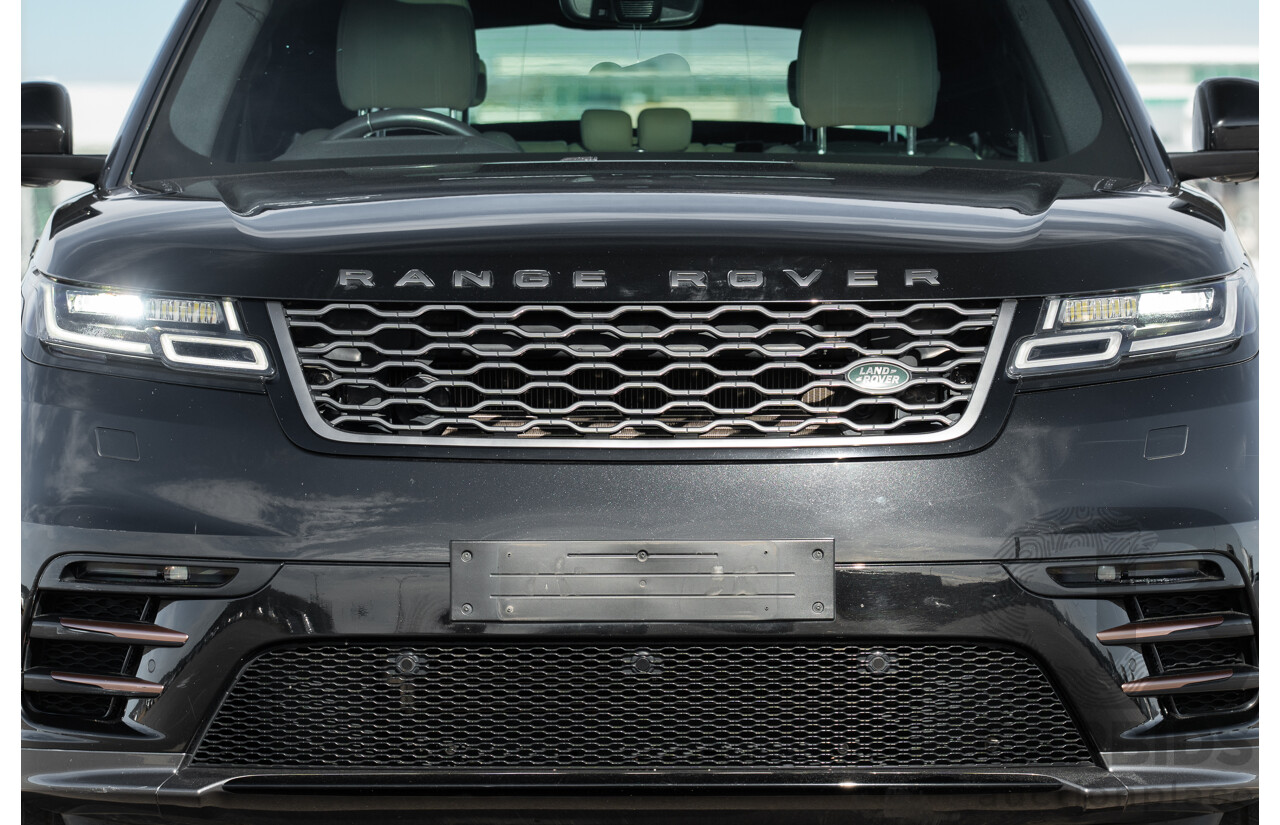 12/2017 Land Rover Range Rover Velar D240 S R-Dynamic (AWD) L560 MY18 4d Wagon Santorini Black Metallic Twin Turbo Diesel 2.0L