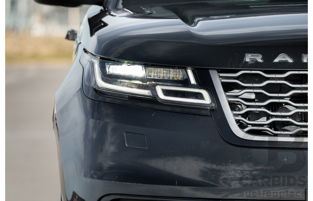 12/2017 Land Rover Range Rover Velar D240 S R-Dynamic (AWD) L560 MY18 4d Wagon Santorini Black Metallic Twin Turbo Diesel 2.0L