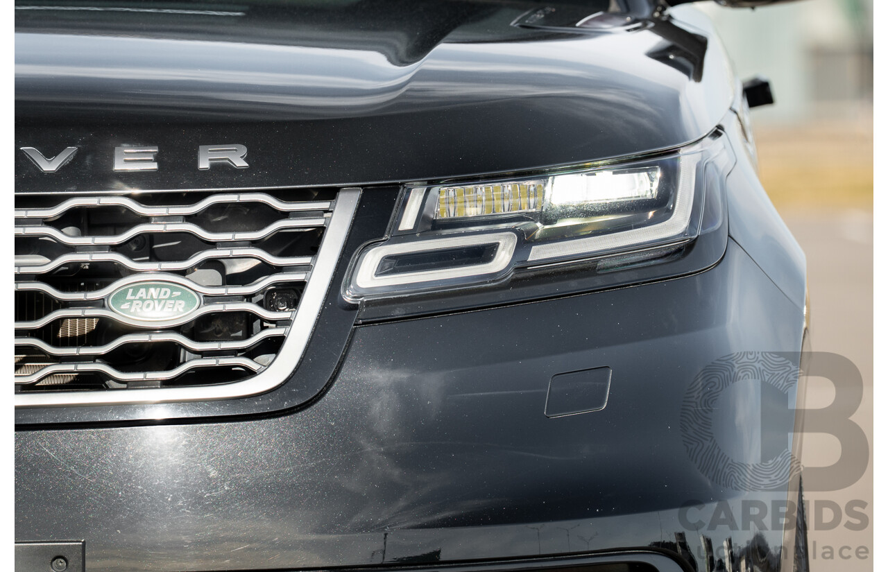 12/2017 Land Rover Range Rover Velar D240 S R-Dynamic (AWD) L560 MY18 4d Wagon Santorini Black Metallic Twin Turbo Diesel 2.0L