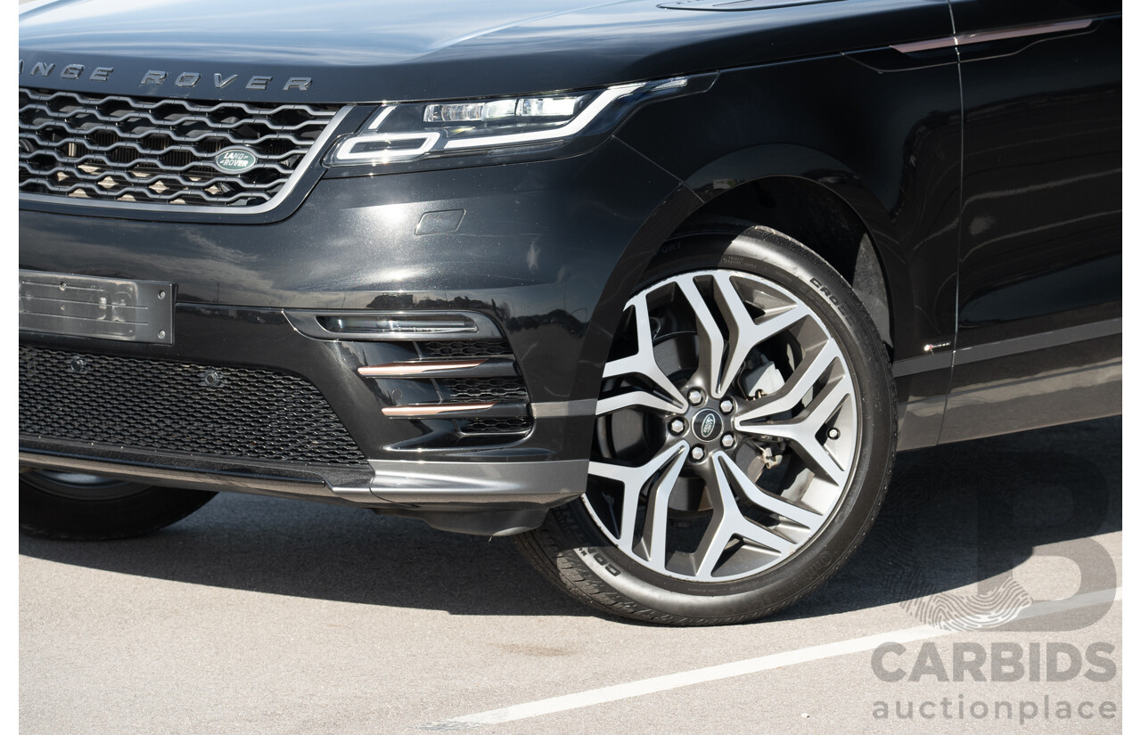 12/2017 Land Rover Range Rover Velar D240 S R-Dynamic (AWD) L560 MY18 4d Wagon Santorini Black Metallic Twin Turbo Diesel 2.0L