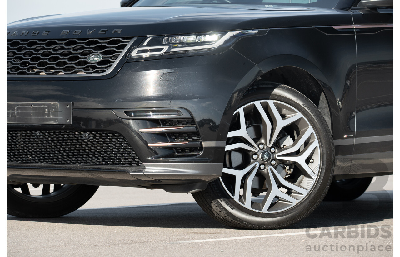 12/2017 Land Rover Range Rover Velar D240 S R-Dynamic (AWD) L560 MY18 4d Wagon Santorini Black Metallic Twin Turbo Diesel 2.0L