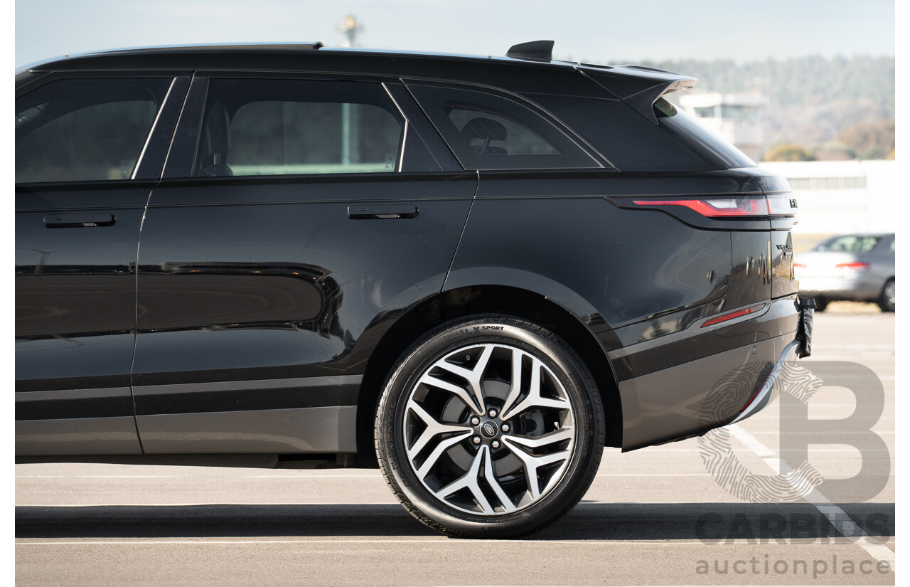 12/2017 Land Rover Range Rover Velar D240 S R-Dynamic (AWD) L560 MY18 4d Wagon Santorini Black Metallic Twin Turbo Diesel 2.0L