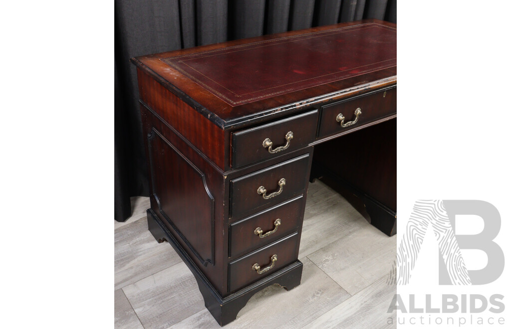 Reproduction Twin Pedestal Desk