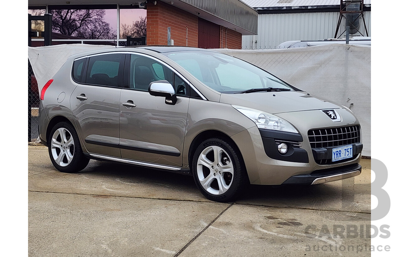 3/2014 Peugeot 3008 Allure 2.0 HDi MY12 4d Wagon Beige 2.0L