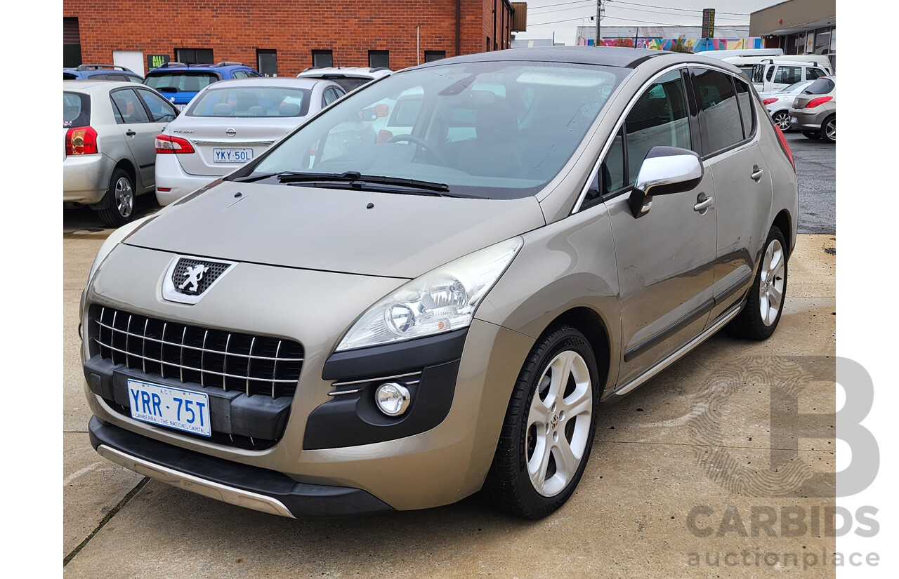 3/2014 Peugeot 3008 Allure 2.0 HDi MY12 4d Wagon Beige 2.0L