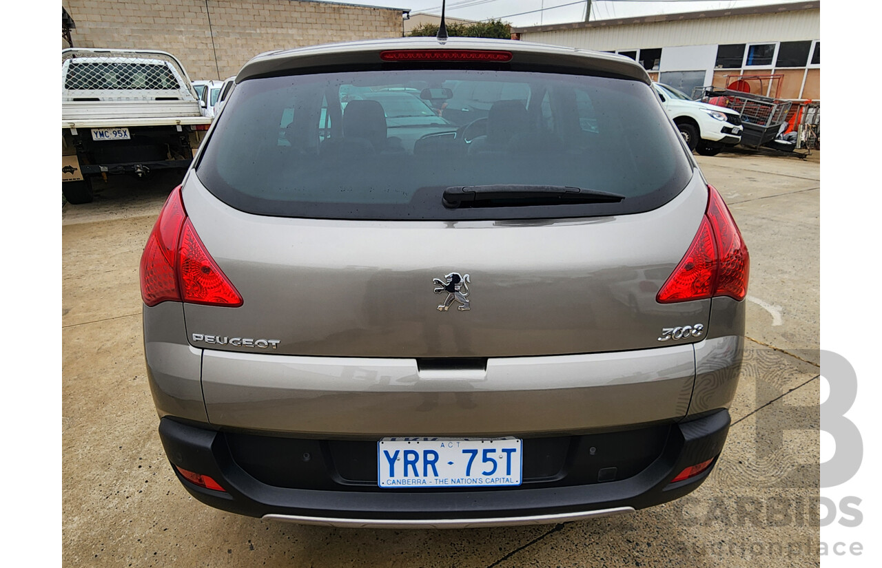 3/2014 Peugeot 3008 Allure 2.0 HDi MY12 4d Wagon Beige 2.0L