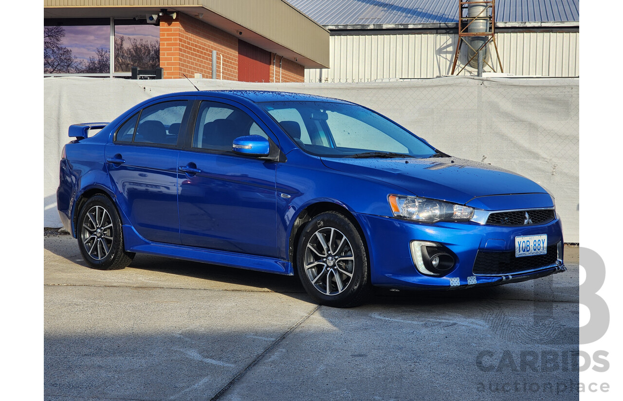 12/2015 Mitsubishi Lancer ES Sport CJ MY15 4d Sedan Blue 2.0L