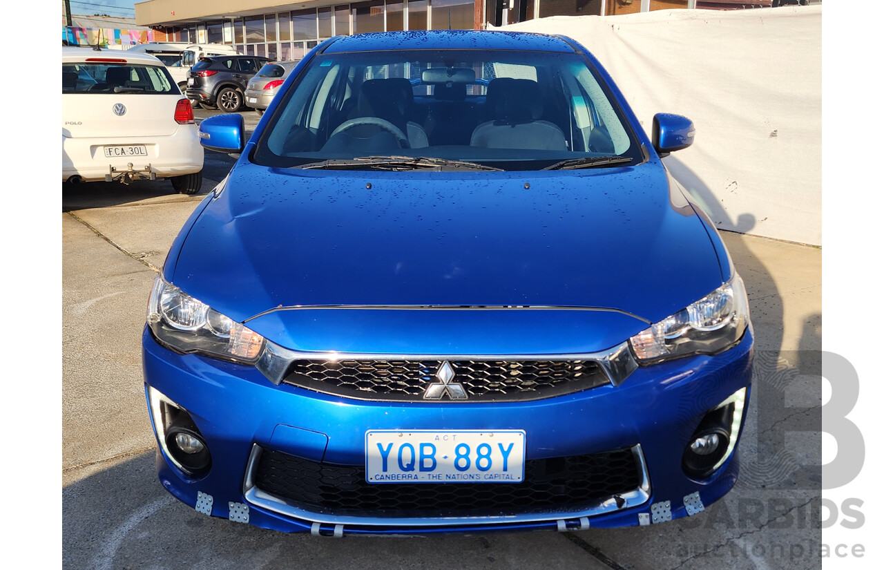 12/2015 Mitsubishi Lancer ES Sport CJ MY15 4d Sedan Blue 2.0L
