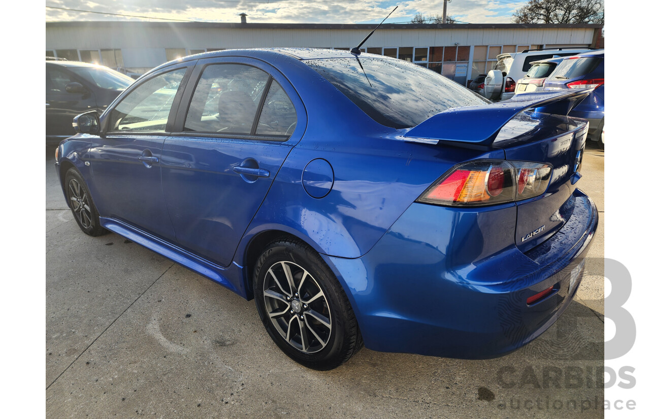 12/2015 Mitsubishi Lancer ES Sport CJ MY15 4d Sedan Blue 2.0L