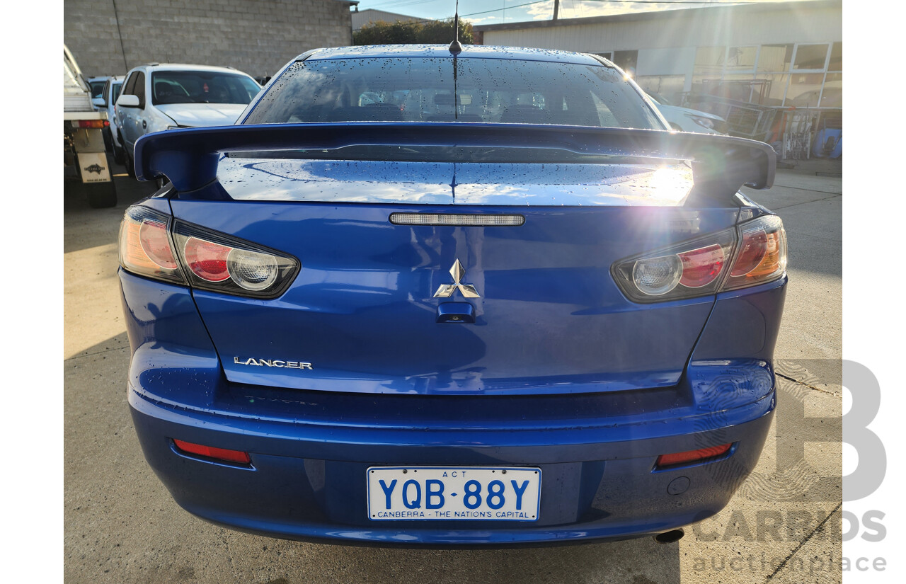 12/2015 Mitsubishi Lancer ES Sport CJ MY15 4d Sedan Blue 2.0L