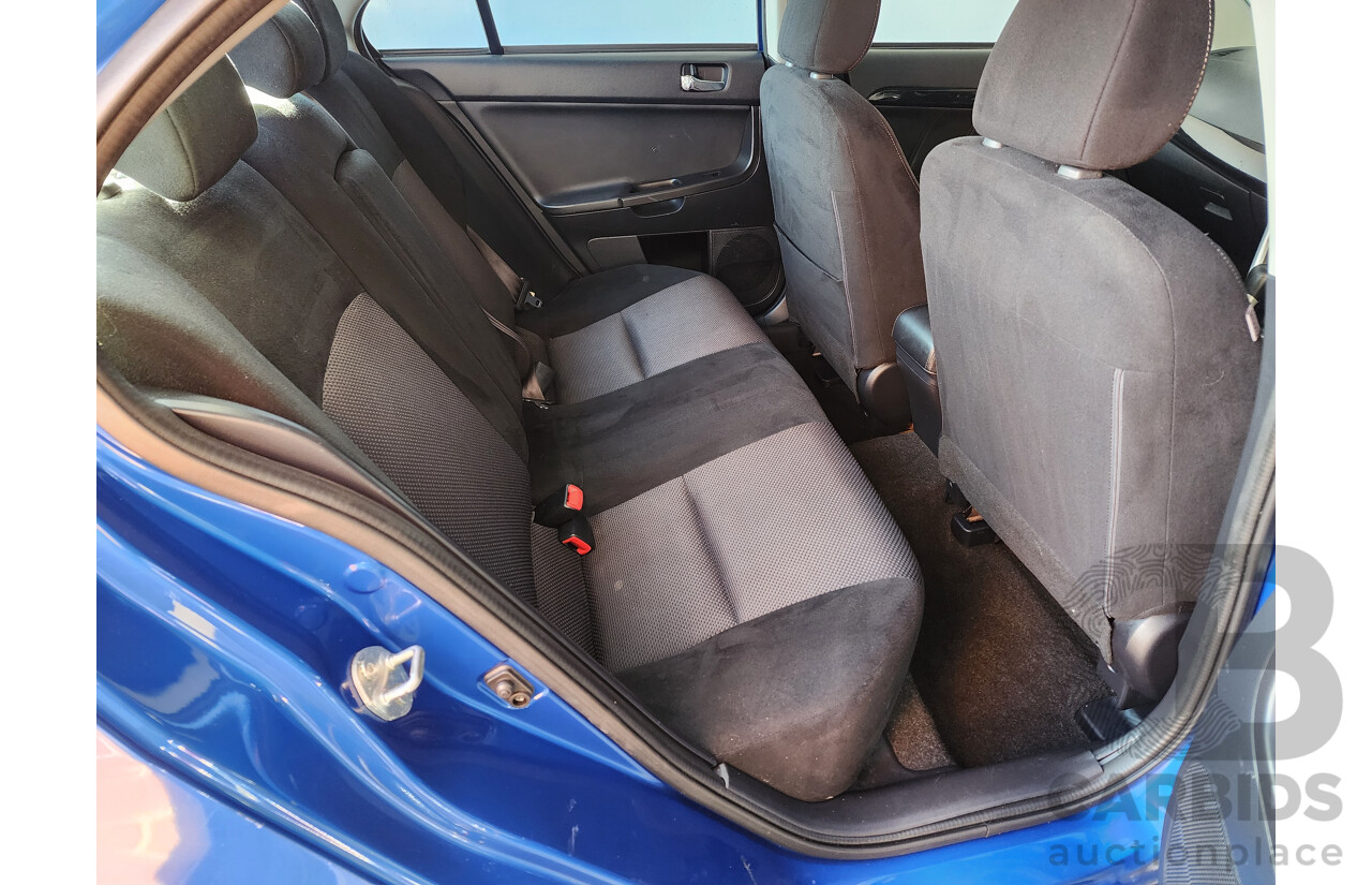 12/2015 Mitsubishi Lancer ES Sport CJ MY15 4d Sedan Blue 2.0L