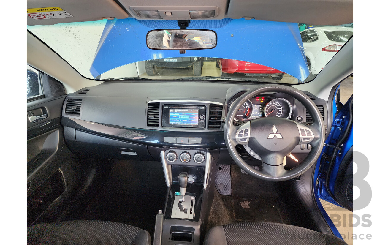 12/2015 Mitsubishi Lancer ES Sport CJ MY15 4d Sedan Blue 2.0L