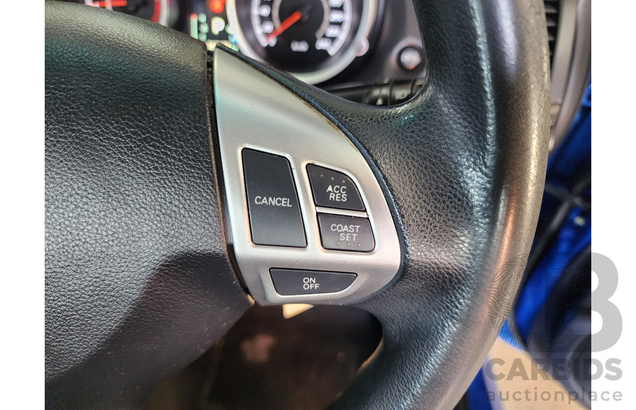 12/2015 Mitsubishi Lancer ES Sport CJ MY15 4d Sedan Blue 2.0L