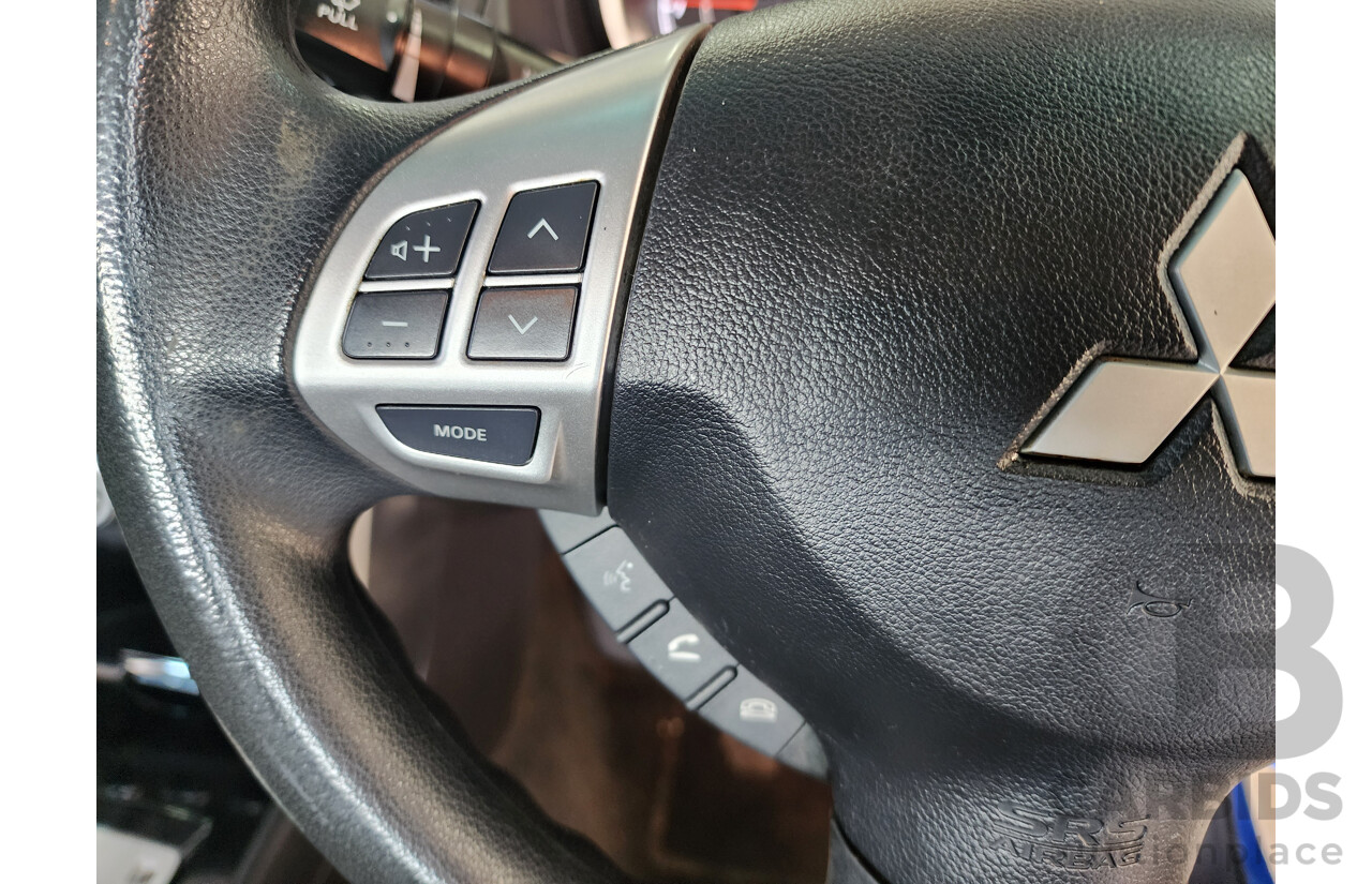 12/2015 Mitsubishi Lancer ES Sport CJ MY15 4d Sedan Blue 2.0L
