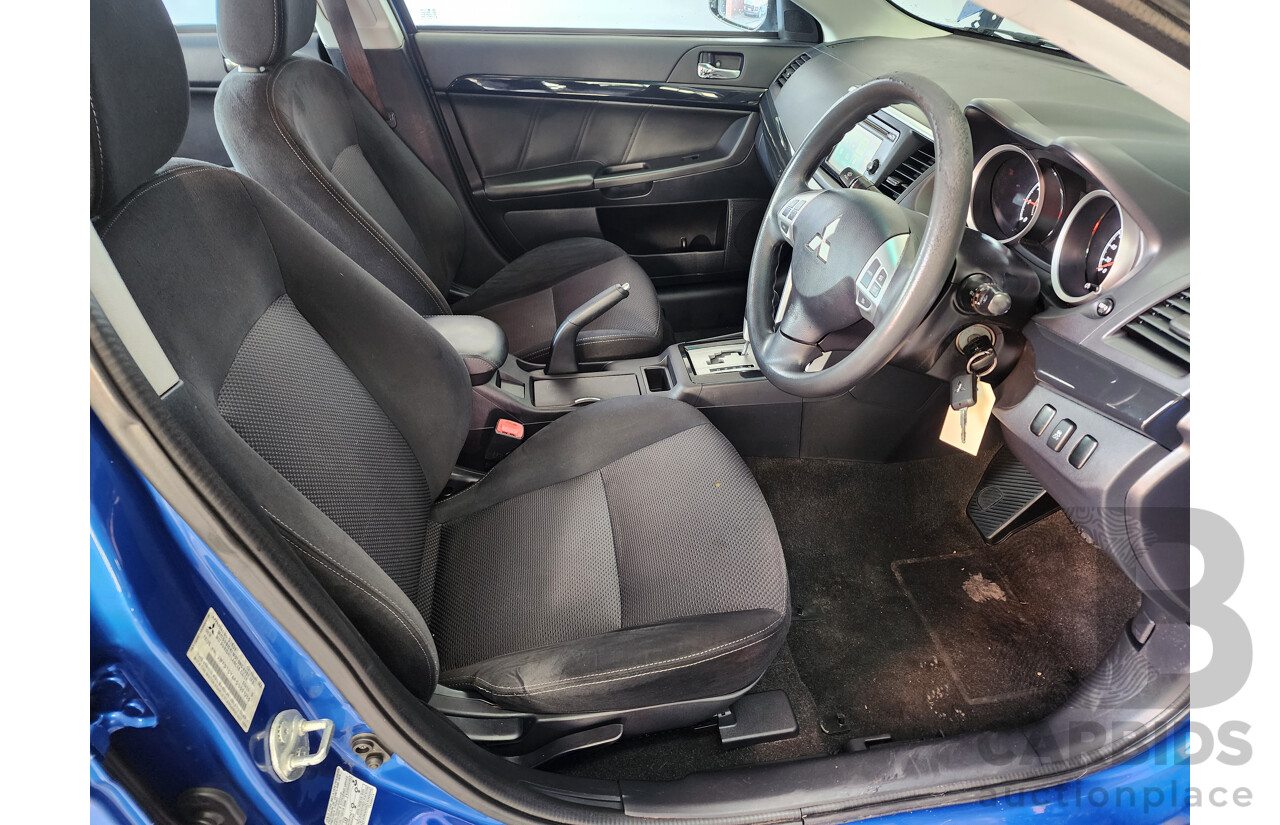 12/2015 Mitsubishi Lancer ES Sport CJ MY15 4d Sedan Blue 2.0L