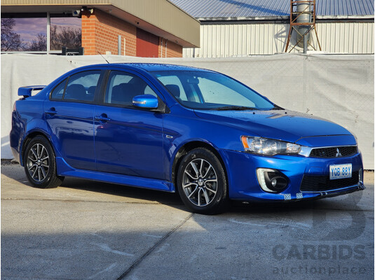 12/2015 Mitsubishi Lancer ES Sport CJ MY15 4d Sedan Blue 2.0L