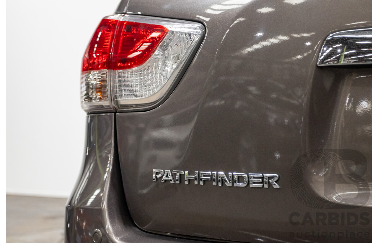 12/2014 Nissan Pathfinder Ti (4x4) R52 4d Wagon Brown 3.5L