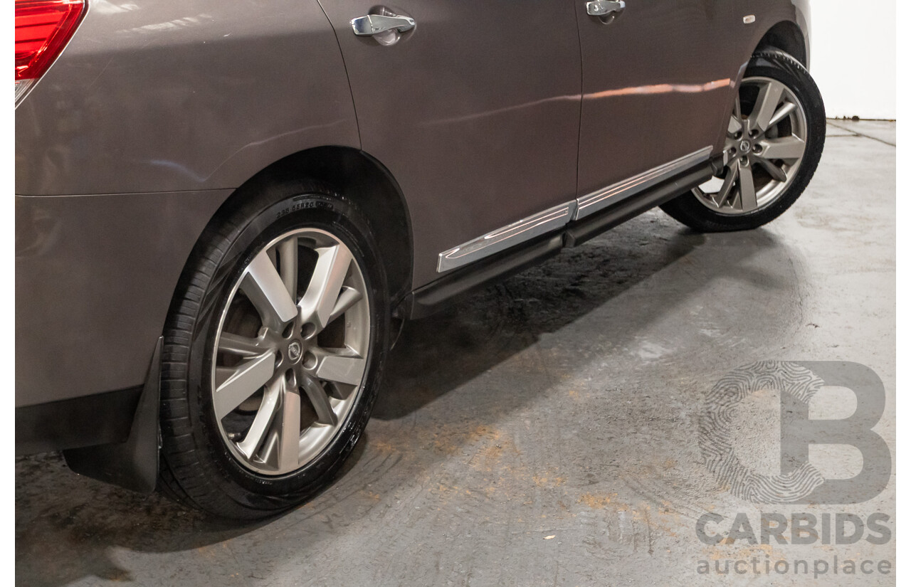 12/2014 Nissan Pathfinder Ti (4x4) R52 4d Wagon Brown 3.5L
