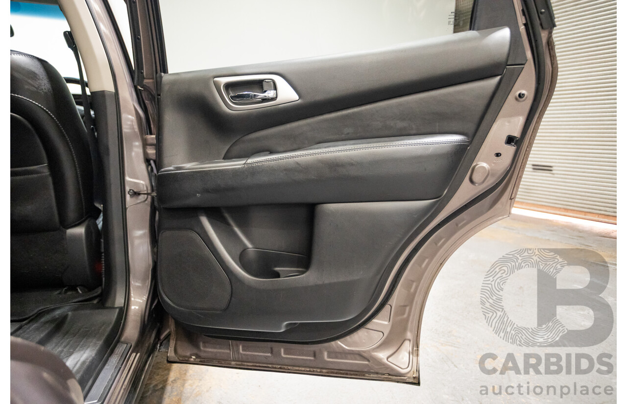 12/2014 Nissan Pathfinder Ti (4x4) R52 4d Wagon Brown 3.5L