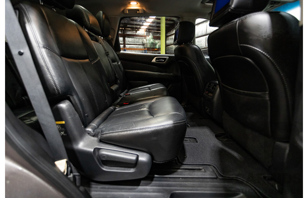 12/2014 Nissan Pathfinder Ti (4x4) R52 4d Wagon Brown 3.5L