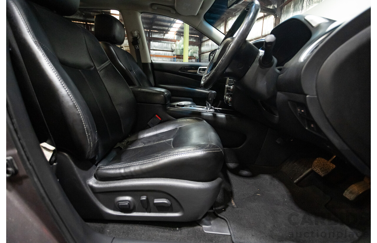 12/2014 Nissan Pathfinder Ti (4x4) R52 4d Wagon Brown 3.5L