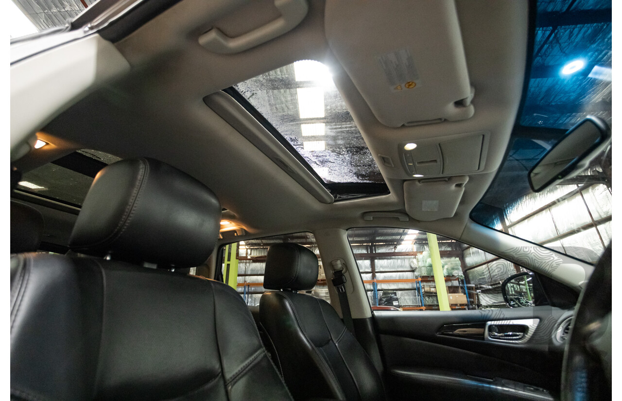 12/2014 Nissan Pathfinder Ti (4x4) R52 4d Wagon Brown 3.5L