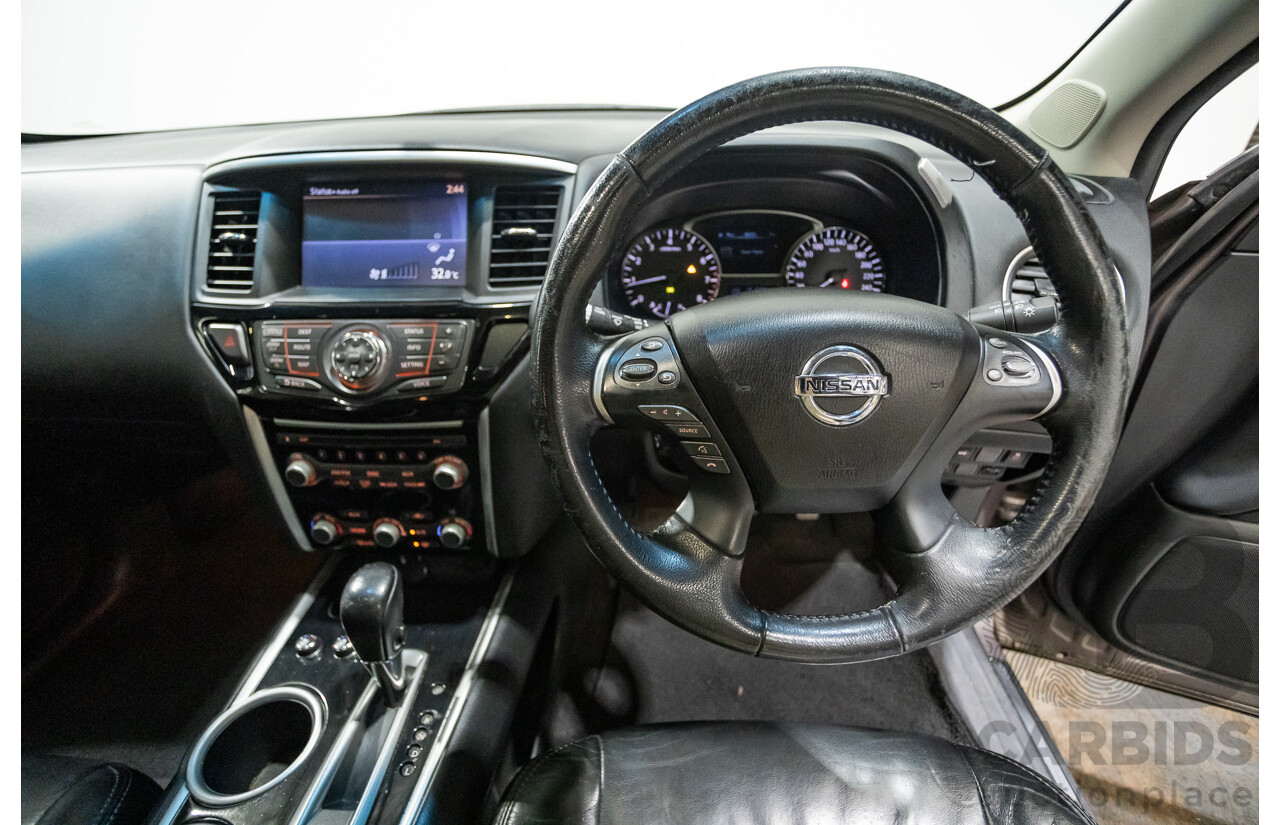 12/2014 Nissan Pathfinder Ti (4x4) R52 4d Wagon Brown 3.5L