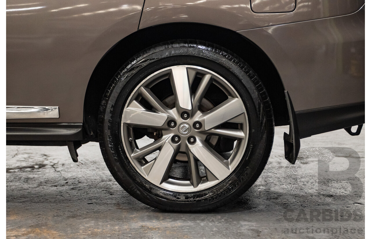 12/2014 Nissan Pathfinder Ti (4x4) R52 4d Wagon Brown 3.5L