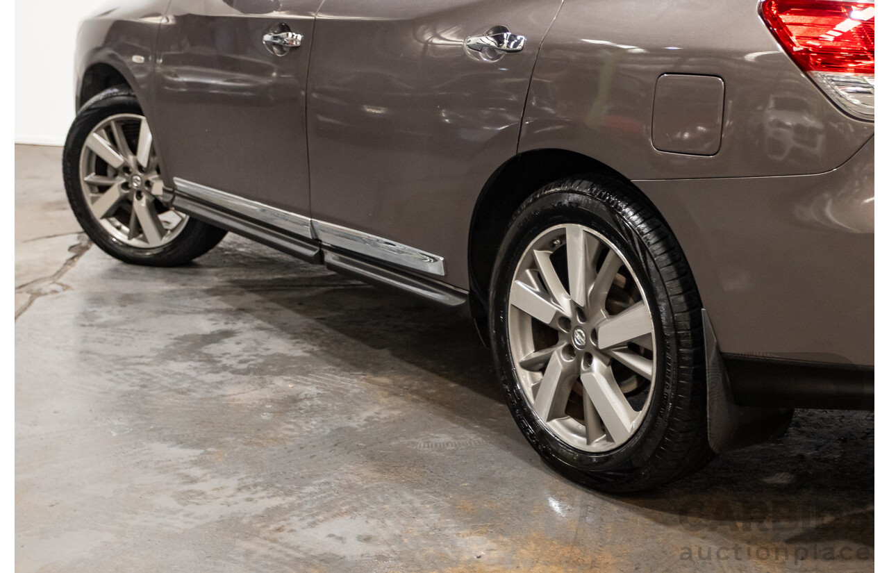 12/2014 Nissan Pathfinder Ti (4x4) R52 4d Wagon Brown 3.5L