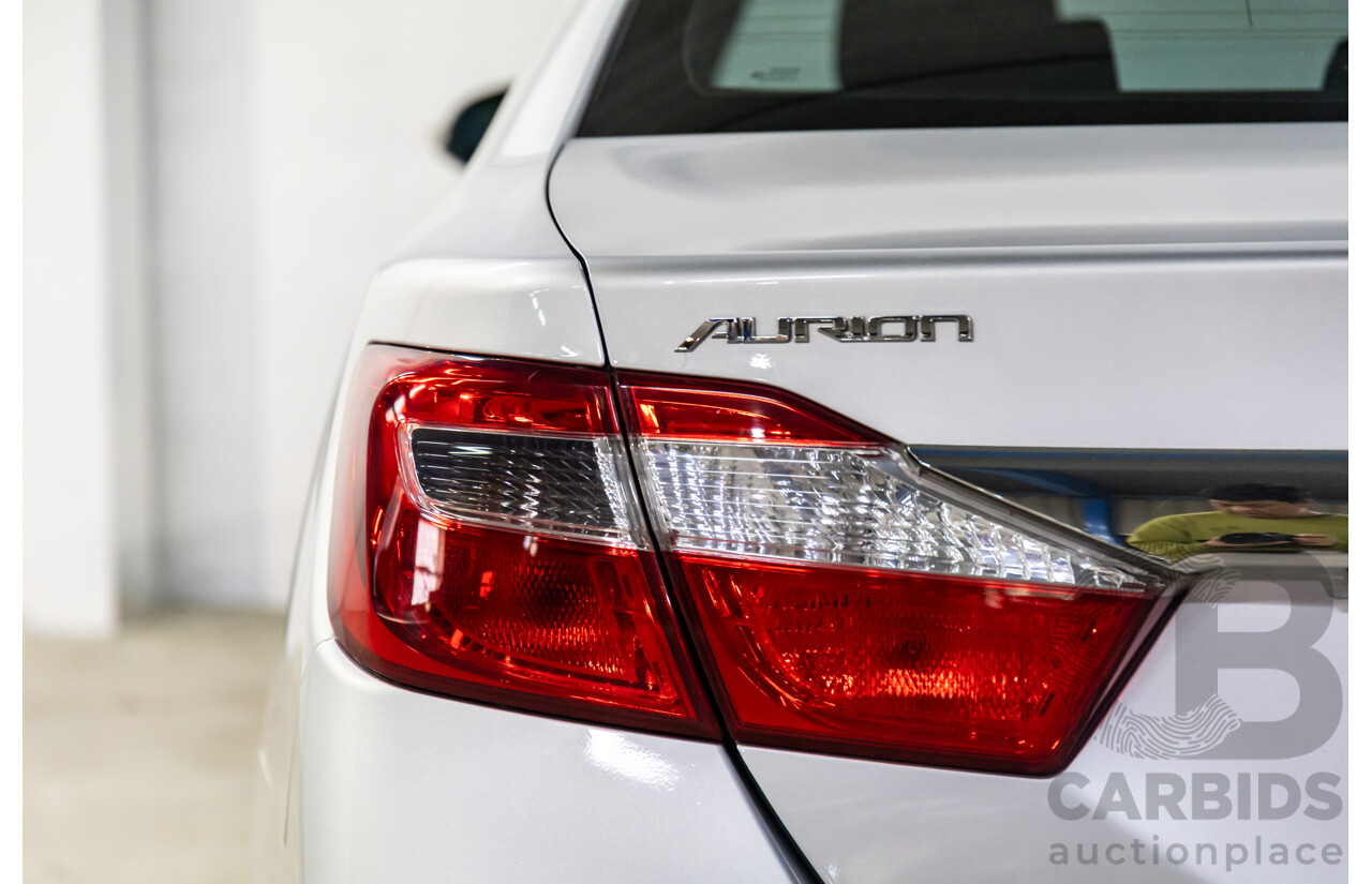 6/2014 Toyota Aurion AT-X GSV50R 4d Sedan Silver Pearl V6 3.5L