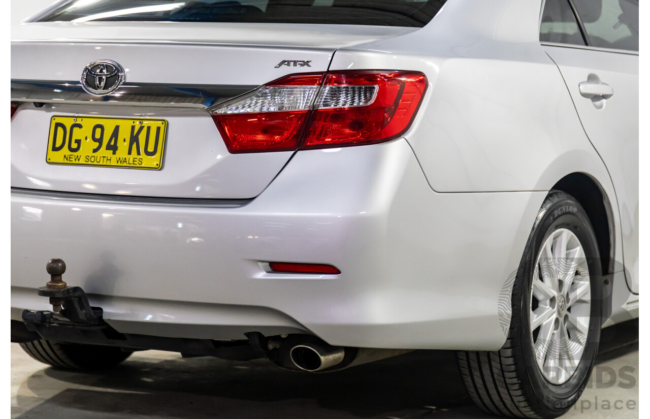 6/2014 Toyota Aurion AT-X GSV50R 4d Sedan Silver Pearl V6 3.5L