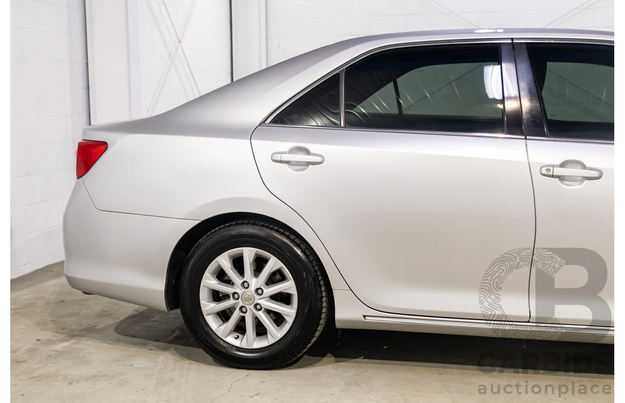 6/2014 Toyota Aurion AT-X GSV50R 4d Sedan Silver Pearl V6 3.5L