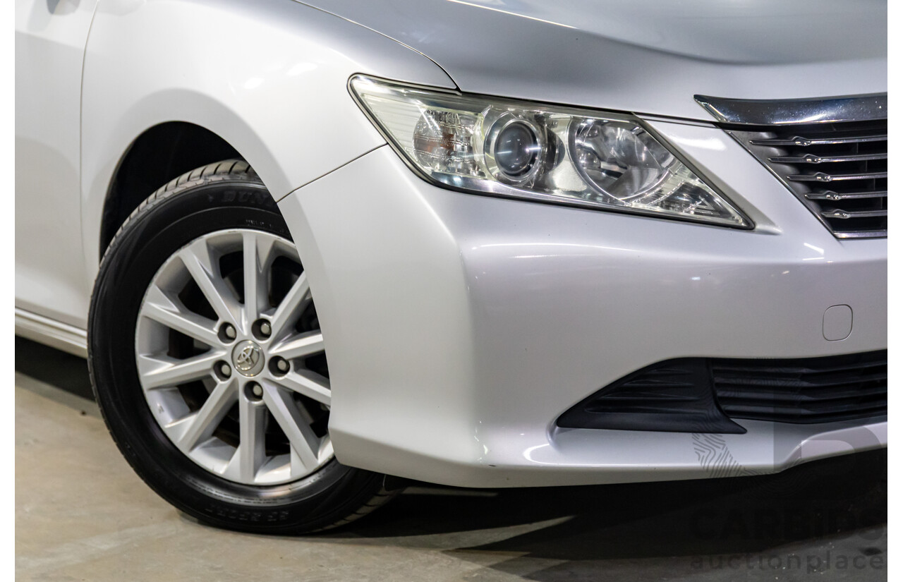 6/2014 Toyota Aurion AT-X GSV50R 4d Sedan Silver Pearl V6 3.5L