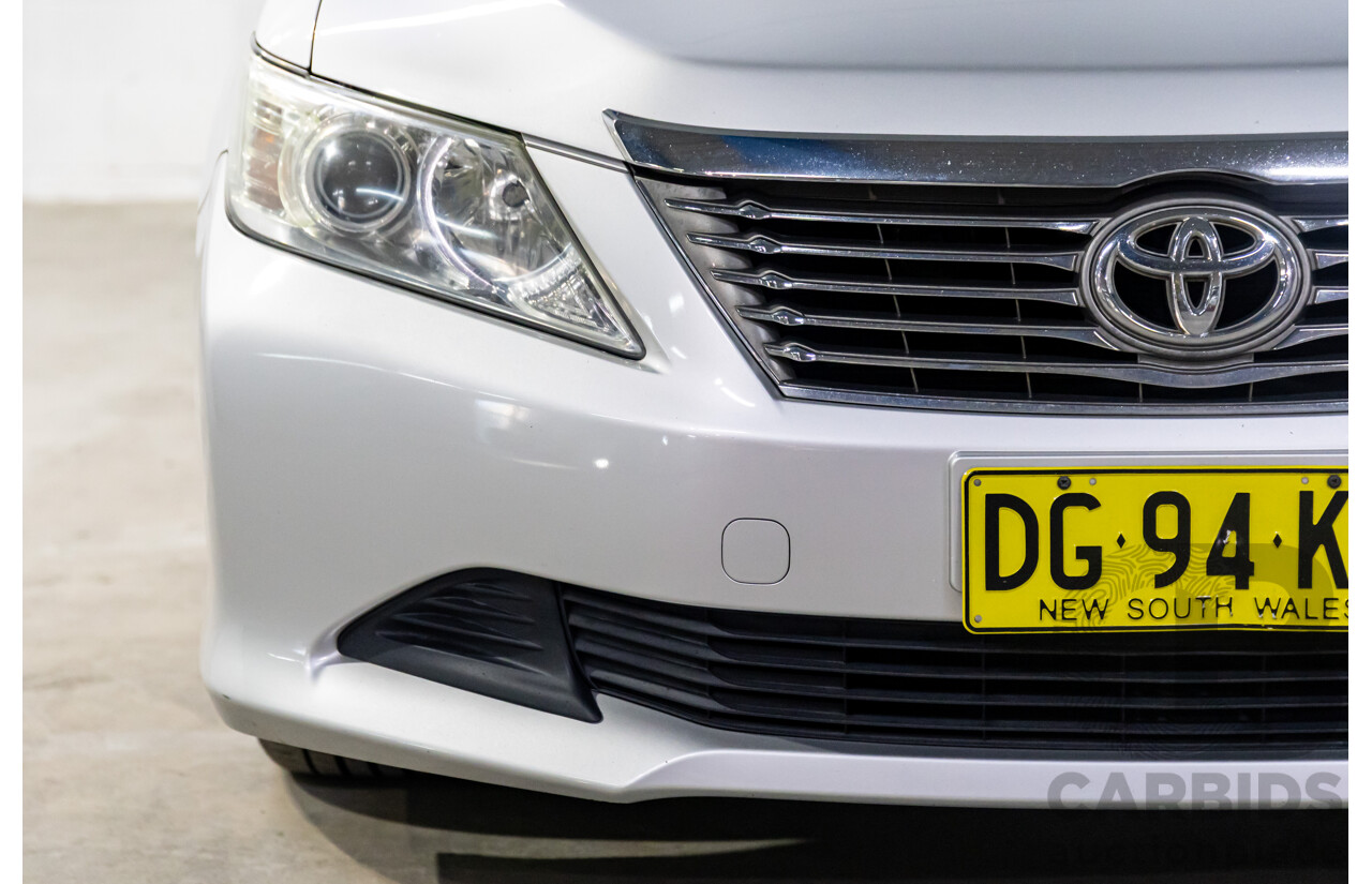 6/2014 Toyota Aurion AT-X GSV50R 4d Sedan Silver Pearl V6 3.5L