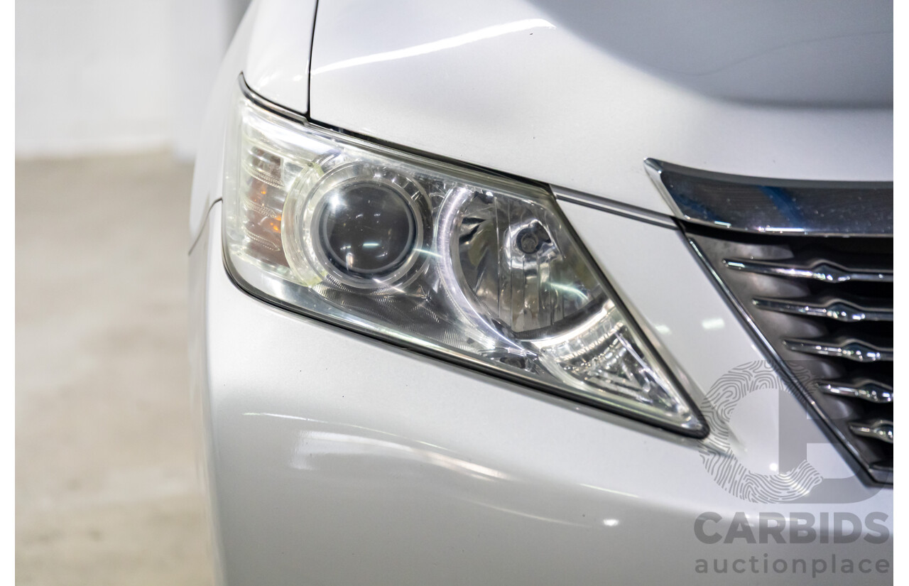 6/2014 Toyota Aurion AT-X GSV50R 4d Sedan Silver Pearl V6 3.5L