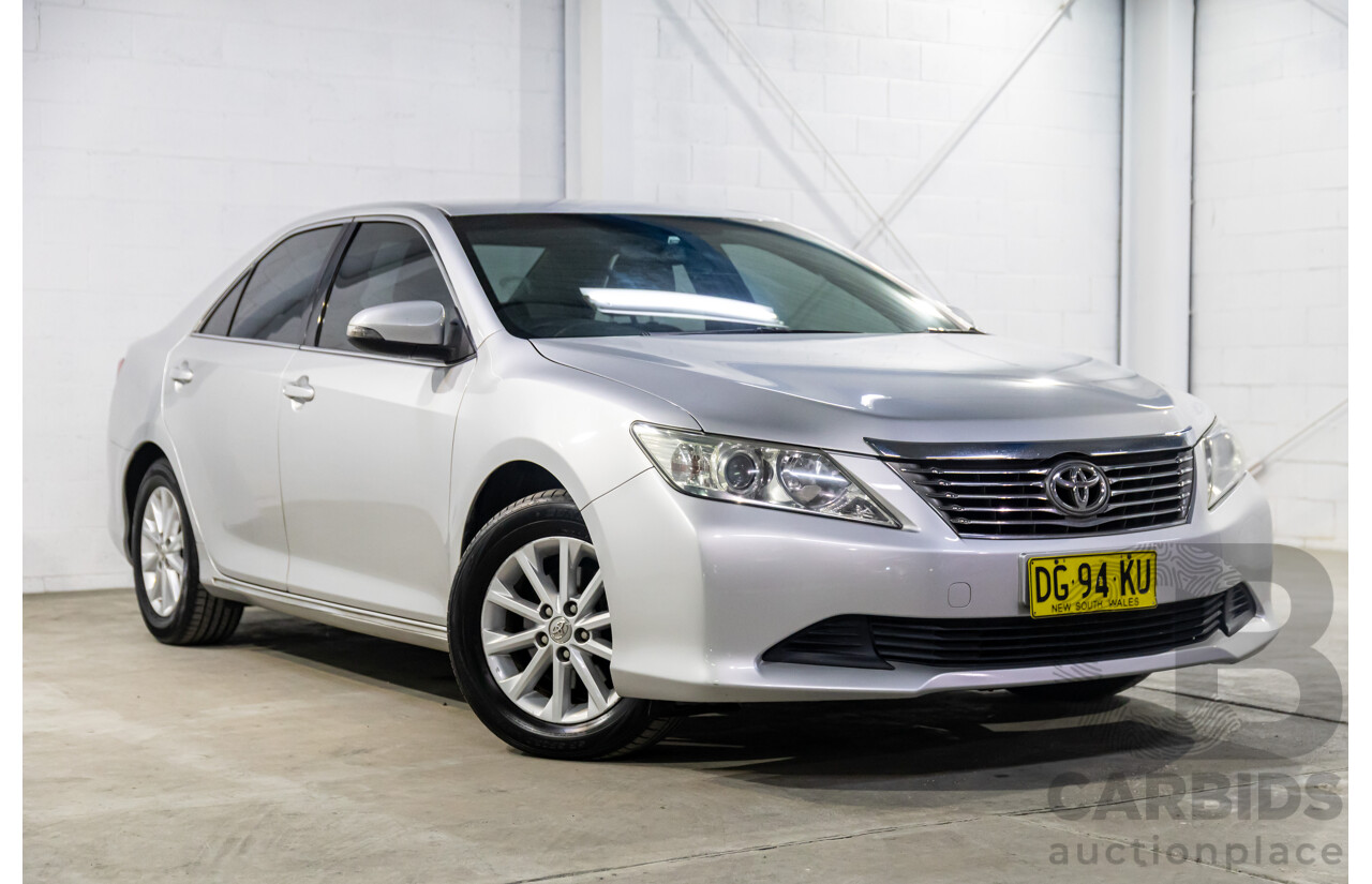 6/2014 Toyota Aurion AT-X GSV50R 4d Sedan Silver Pearl V6 3.5L