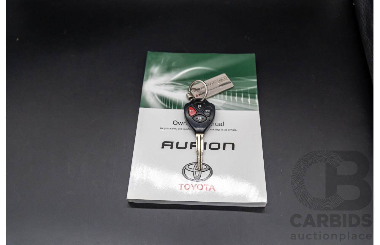 6/2014 Toyota Aurion AT-X GSV50R 4d Sedan Silver Pearl V6 3.5L