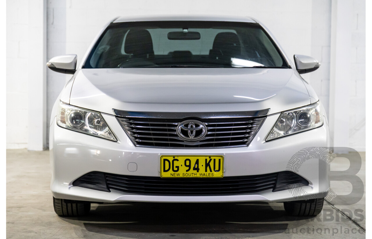 6/2014 Toyota Aurion AT-X GSV50R 4d Sedan Silver Pearl V6 3.5L