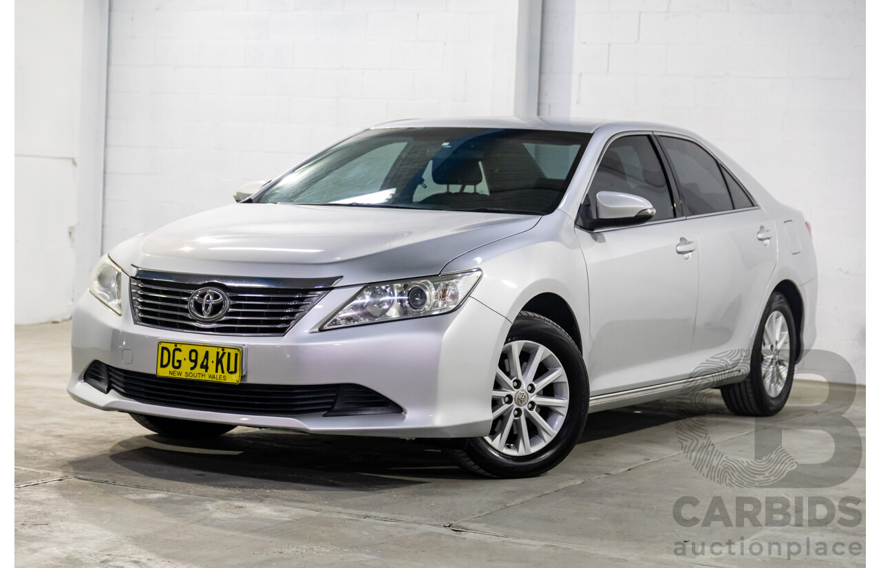 6/2014 Toyota Aurion AT-X GSV50R 4d Sedan Silver Pearl V6 3.5L