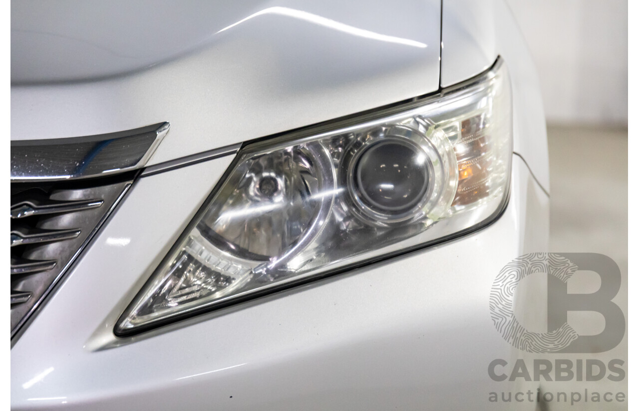 6/2014 Toyota Aurion AT-X GSV50R 4d Sedan Silver Pearl V6 3.5L
