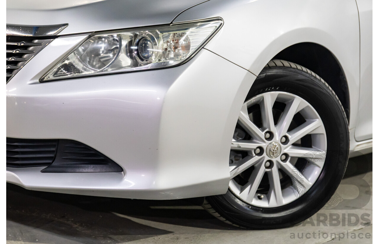 6/2014 Toyota Aurion AT-X GSV50R 4d Sedan Silver Pearl V6 3.5L
