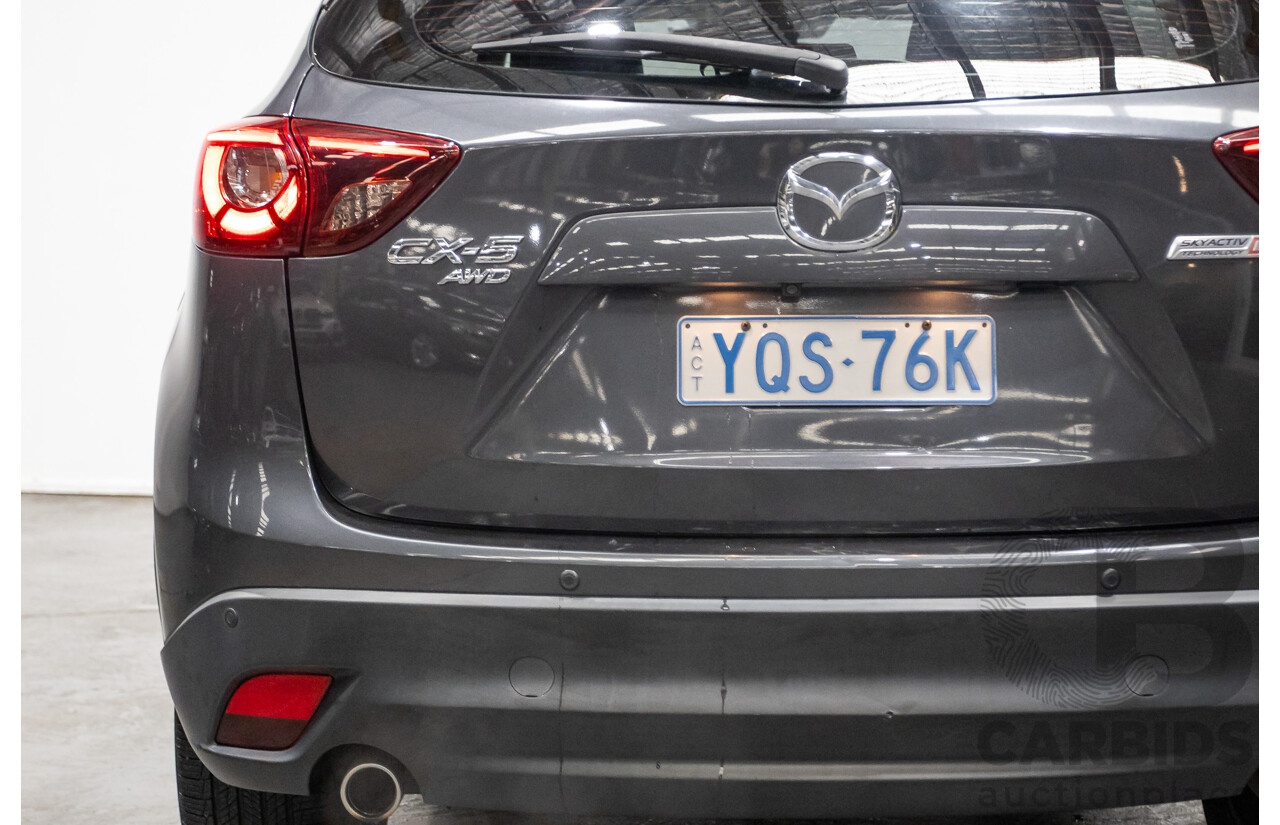11/2015 Mazda Cx-5 Akera (AWD) MY15 4d Wagon Meteor Grey 2.2L